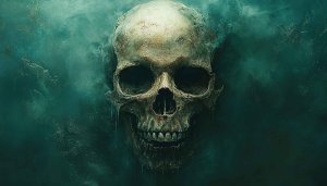Skull Wallpaper 4K: Creepy Skull Art for Halloween Backgrounds