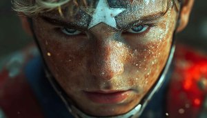 Captain America Wallpaper: Close-Up Superhero 4K Wallpaper for Desktop