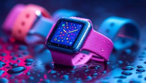 Smartwatch Wallpaper: Colorful Wearable Tech for Desktop, Laptop, Mobile