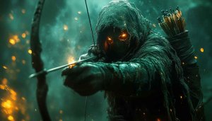 Fantasy Archer 4K Wallpaper for Desktop and Mobile