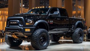 Black Ram Truck Wallpaper: Automotive, 4K Wallpaper, Car Wallpaper