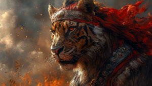 Warrior Tiger Wallpaper - Epic Animal, Feline, Beast, Warrior Tiger