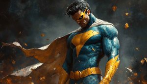 Superhero Wallpaper, Comic Book Art, Character Portrait, 4k Wallpaper