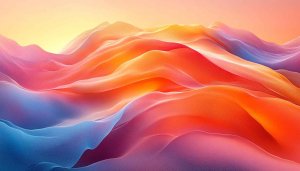 Abstract Gradient Mountain Wallpaper for Desktop, Laptop, and Mobile