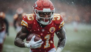Kansas City Chiefs Football Player Action 4K Wallpaper