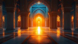 Islamic Architecture Wallpaper - Mosque Interior Design for Desktop