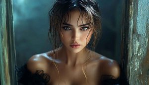 Sensual Woman Portrait Wallpaper, Model Wallpaper, Beauty Wallpaper for Desktop