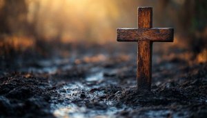 Christian Cross Wallpaper: Religious, Wooden Cross Background for Desktop, Laptop