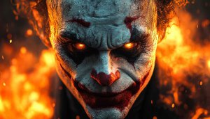 Joker Wallpaper HD, Evil Clown Halloween Wallpaper for Phone, Desktop