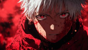 Tokyo Ghoul Anime Wallpaper Red Eyes Blood 4k