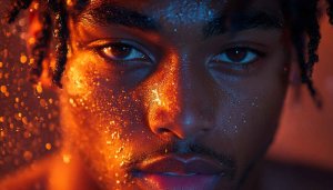 Man Portrait Wallpaper: Sweaty Skin, Close-up, Aesthetic , 4k