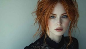 Redhead Woman Wallpaper Portrait, Girl Wallpaper, 4k Woman Hair Wallpaper