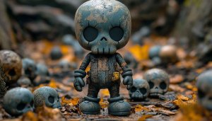 Skull Wallpaper: Halloween Wallpaper, Scary Wallpaper, Spooky Wallpaper, Art Wallpaper