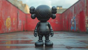 KAWS Wallpaper: Artistic Toy Figure 4k Wallpaper for Desktop