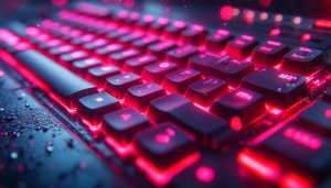 Pink Keyboard Wallpaper: Gaming Keyboard Wallpaper, Neon Keyboard Wallpaper HD