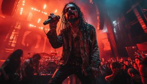Rob Zombie Wallpaper: Live Concert Stage, 4k Rock Band