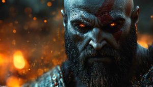 Kratos Wallpaper 4K, God of War Ragnarok Wallpaper for Desktop