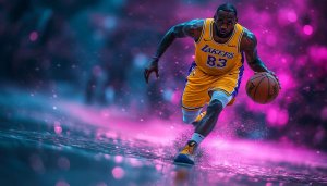 LeBron James Lakers Basketball Player Wallpaper - 4K HD