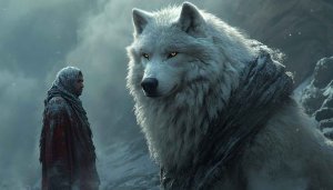 Majestic Wolf Wallpaper, Fantasy Creature, Man, HD Wallpaper For Desktop