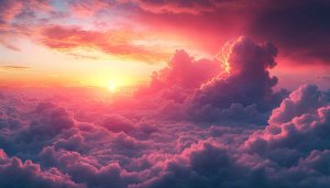 Pink Cloud Wallpaper Aesthetic, Sky Wallpaper for Phone and Desktop