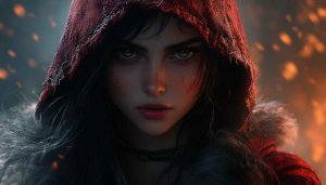 Red Riding Hood Wallpaper - Dark Fantasy Art UHD