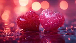 Valentines Day Heart Wallpaper 4K, Love Background, Desktop