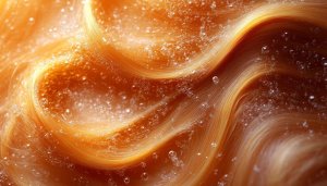 Blonde Hair Wallpaper with Bubbles - Aesthetic Hair Backgrounds