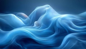 Blue Abstract Wallpaper, 4K, Desktop Background, Fluid Art