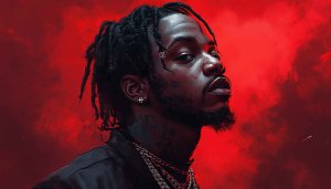 21 Savage Wallpaper, Rapper Wallpaper, Music Artist Wallpaper, Red Background