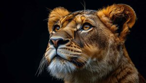 Lion Wallpaper: Majestic Feline, Animal Wallpaper, 4K, Desktop Background