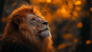 Majestic Lion Wallpaper - Wildlife Animal Wallpaper for Desktop & Mobile