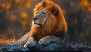 Majestic Lion Wallpaper: 4K King of the Jungle Desktop Background