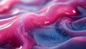 Abstract Liquid Art Wallpaper: Pink and Blue 4K Desktop Background