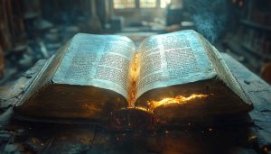 Mystic Book Wallpaper, Magical Text, Fantasy HD Wallpapers