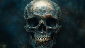 Skull Wallpaper: Gothic, Dark Art, Halloween, Macabre Theme HD