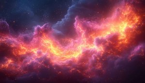 Nebula Wallpaper: Space, Galaxy, Starry Sky, Cosmic Cloud Scenery