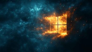 Windows Wallpaper 4K, Abstract Nebula Windows Desktop Backgrounds