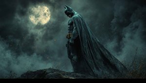 Batman Wallpaper 4K, Dark Knight, DC Comics, Superhero Theme