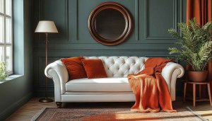 Elegant Interior Wallpaper, Classic Design Wallpaper, Room Decor Wallpaper