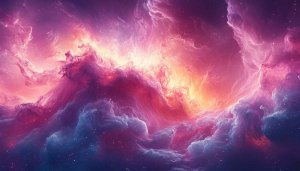 Colorful Galaxy Wallpaper, Nebula Wallpaper, Space Wallpaper, 4K Wallpaper