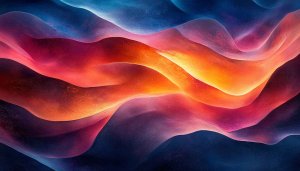 Abstract Art Wallpaper: Colorful Waves, 4k Wallpaper for Desktop