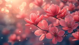 Pink Flowers Wallpaper, Spring Blossom Wallpaper, Floral 4K Wallpaper