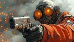 Sci-Fi Soldier Wallpaper, Gas Mask Wallpaper, Futuristic Soldier Wallpaper