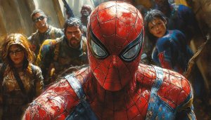 Spiderman Wallpaper, Marvel Art, Superhero Background, 4K, Desktop, Laptop