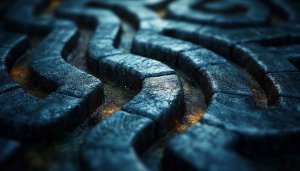Maze Wallpaper: Stone Labyrinth for Desktop & Mobile Backgrounds 4K