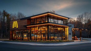 McDonald's Restaurant Architecture Wallpaper for Desktop and Mobile