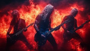 Heavy Metal Band Live Concert Wallpaper for Desktop and Mobile
