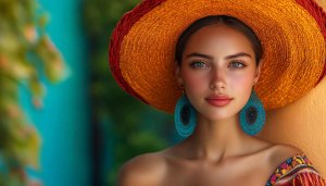 Beautiful Woman Portrait Wallpaper, Summer Fashion Wallpaper, Model Wallpaper