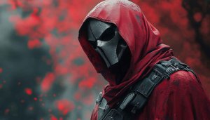 Red Hood Mask Wallpaper, Warrior Wallpaper, 4k Gaming Wallpaper