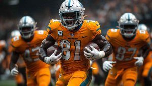 American Football Wallpaper: NFL Player Running Back 4k Wallpaper